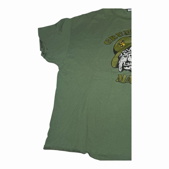 Grumpy Old Marine Shirt Green Size 3XL USMC - Picture 7 of 11